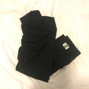 Celestial Bodiez scrunch butt crop black medium
